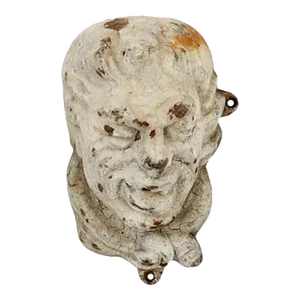 Antique Cast Iron Theatrical Mask