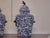 Ceramic English 19th Century Blue and White Porcelain Lidded Pot Pourri Pots with Dogs For Sale - Image 7 of 12