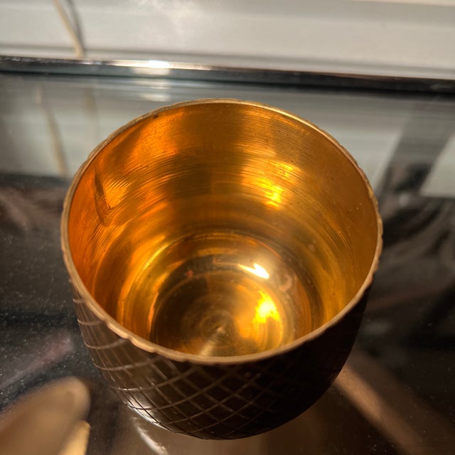 Vintage Brass Pineapple Box For Sale In Atlanta - Image 6 of 7