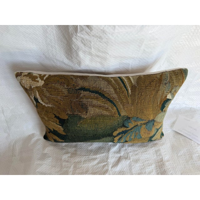 17th Century Flemish Verdure Tapestry Pillow For Sale In Los Angeles - Image 6 of 7