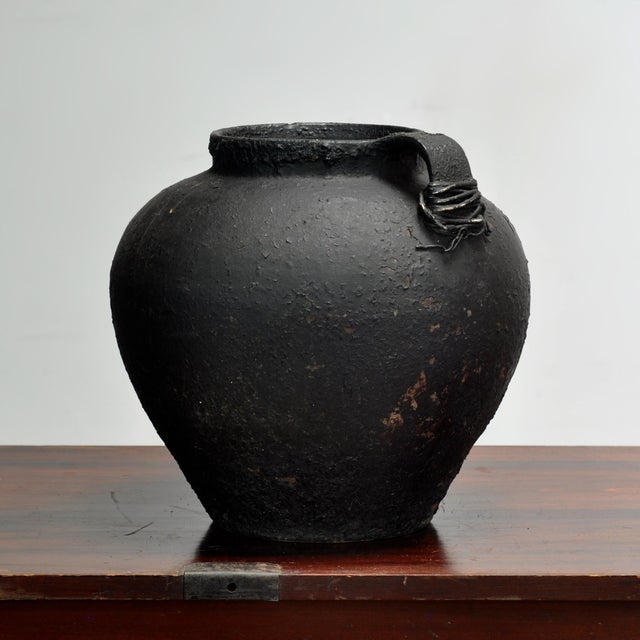 Black Antique Earthenware Pot from Moldova, 1850s For Sale - Image 8 of 8
