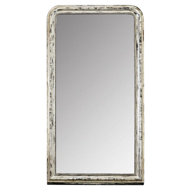 French 19th Century Silver Gilt Louis Philippe Mirror For Sale - Image 9 of 9