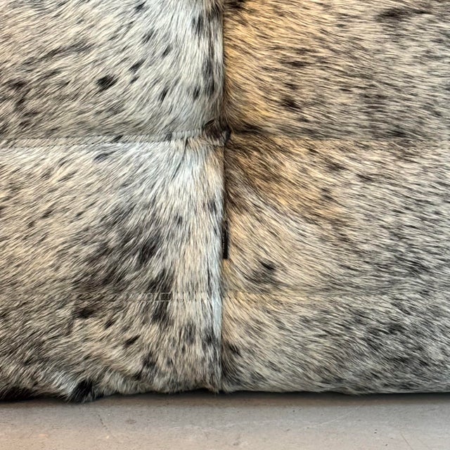 Animal Skin Togo Armchair by Michel Ducaroy for Ligne Roset, 1973 For Sale - Image 7 of 13
