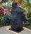 Black Ju Ming (Zhu Ming) Taichi Series Abstract Sculpture – Painted Copper (Bronze Finish), Marble Base, 19" H For Sale - Image 8 of 18