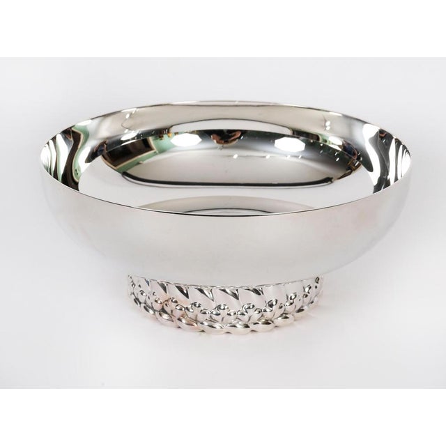 This is a high-quality antique French silver-plated Babylone bowl bearing the maker's mark of the highly sought-after...