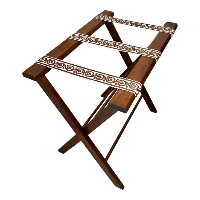 Vintage Folding Luggage Rack For Sale
