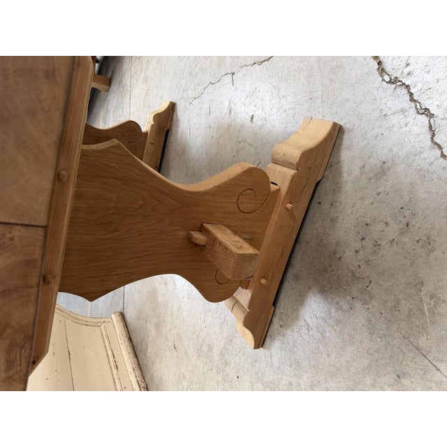 Monastery Style Oak Table For Sale - Image 8 of 10