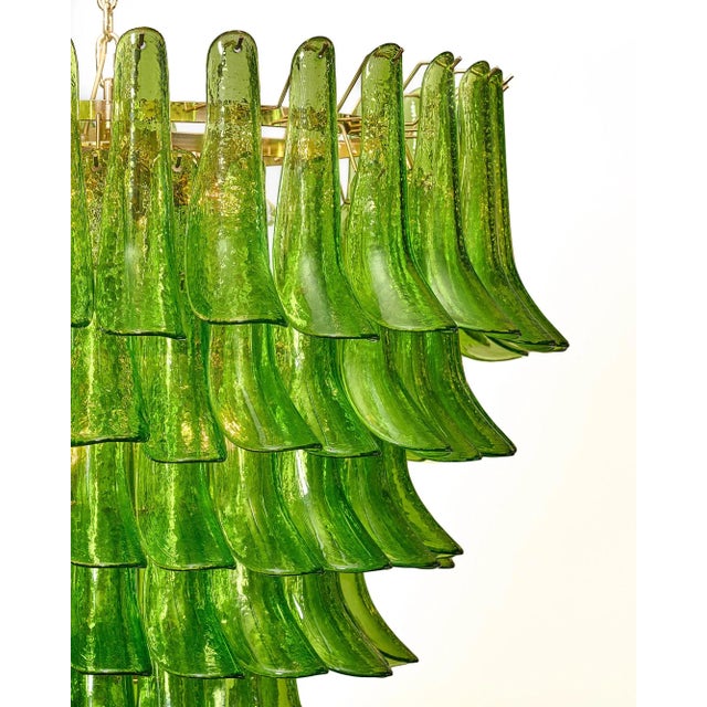 2020s Green Murano Glass “Selle” Chandelier For Sale - Image 5 of 10