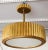 Wood Bespoke Giltwood Hand-Carved Fixture in the Art Deco Manner For Sale - Image 7 of 9