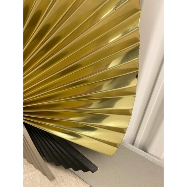 Mid-Century Modern 1990s Curtis Jere Fan Wall Sculpture For Sale - Image 3 of 7