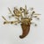 Brown Mid-Century Crystal Flower Bouquet Wall Sconce in the style of Banci, 1970s For Sale - Image 8 of 18