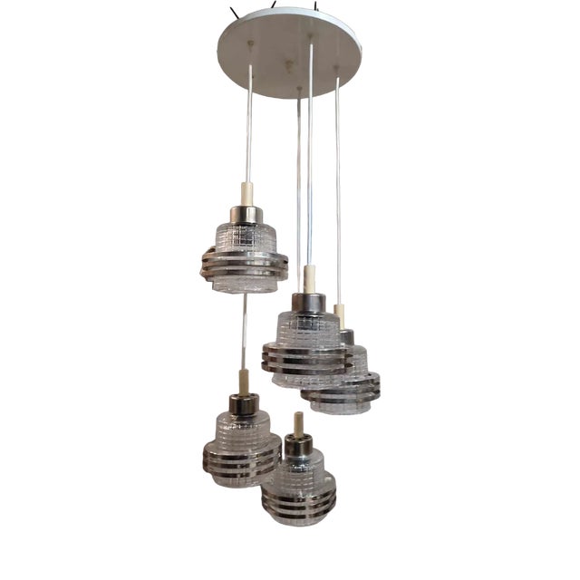 Space Age Sputnik Lamp from Napako, 1970s For Sale