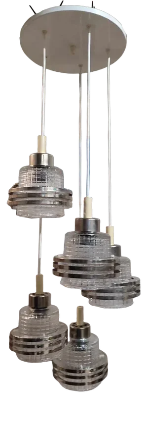 Space Age Sputnik Lamp from Napako, 1970s