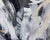 Contemporary “White Tree Kimono” Abstract Acrylic and Enamel on Canvas Painting by Martha Kaplan For Sale - Image 3 of 8