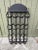 Wrought Iron Wall Mount Wine Bottle Holder For Sale - Image 11 of 13