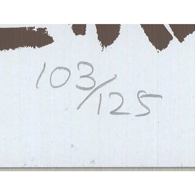 American 1995 Roberto Juarez 'American Dance Festival 1995' Contemporary Yellow,Neutral Mixed Media For Sale - Image 3 of 4