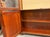 Late 20th Century English Chippendale Style Mahogany Inlaid Lighted Bookcase Cabinet, Circa 1980 For Sale - Image 12 of 13