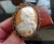Mid 19th Century Antique Victorian Cameo Shell Brooch Greek Young Lady For Sale - Image 5 of 8
