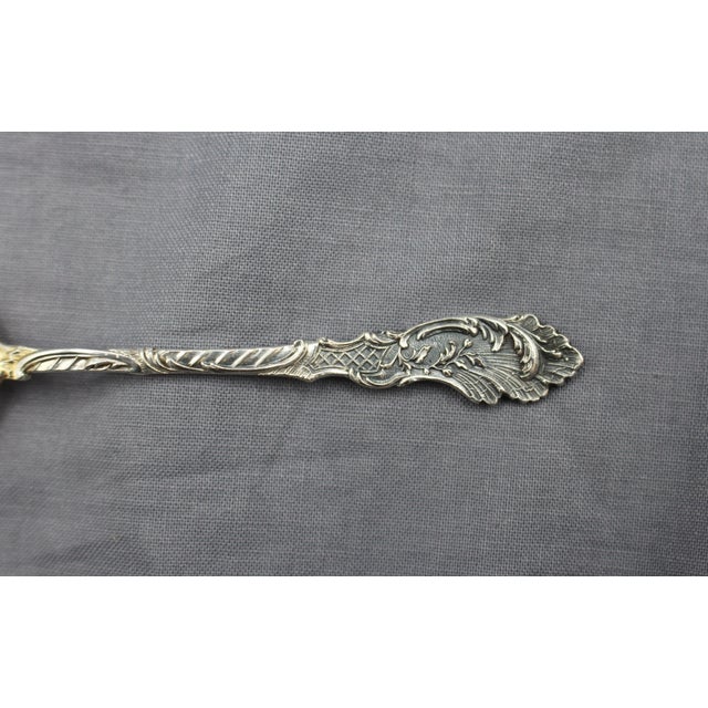 Art Nouveau Circa 1890 German Set of 11 800 Standard Silver & Gilt Demitasse Spoons - 11 pcs For Sale - Image 3 of 6