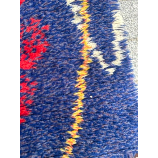 Textile Small Vintage Swedish Rug, 1960s For Sale - Image 7 of 18