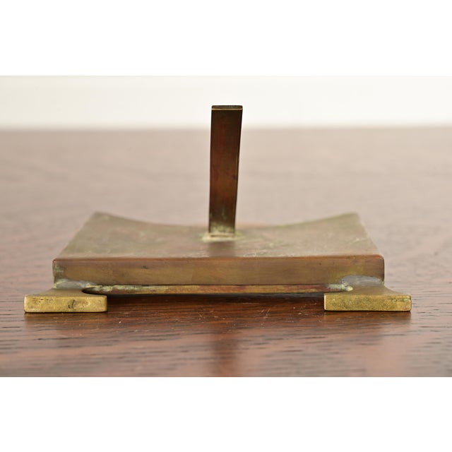 Tiffany Studios Style Antique Arts & Crafts Bronze Desk Calendar Frame or Picture Frame For Sale - Image 11 of 13