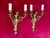 French Louis XV Style Gilt Bronze Cherub Wall Sconces, 1930, Set of 2 For Sale - Image 4 of 18