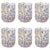 2020s Spritz Confetti Cocktail Glass Tumblers, Set of 6 For Sale - Image 5 of 5