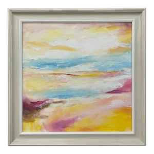 Serene Abstract Impressionist Seascape Landscape by Contemporary British Artist, 2022