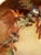 Antique Limoges France Handpainted Centrepiece bowl with acorns and oak branches.