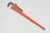 Vintage RIDGID 48 Heavy Duty Straight Plumbers Pipe Wrench 48" Red Cast Iron. Circa Late 20th Century. Measurements: 44" H...