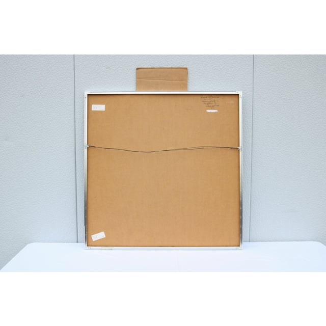 1988 Richard Hammond Flight-1 Abstract Expressionism Artwork Enamel on Plexiglass For Sale - Image 18 of 18