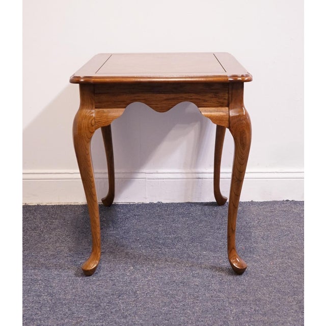 Altavista Lane Bookmatched Walnut Country French 27x21" Accent End Table 10938-05 For Sale In Kansas City - Image 6 of 11