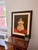 Mid 20th Century Agapito Labios Mexican Girl Folk Art Painting Oil on Canvas For Sale - Image 11 of 11