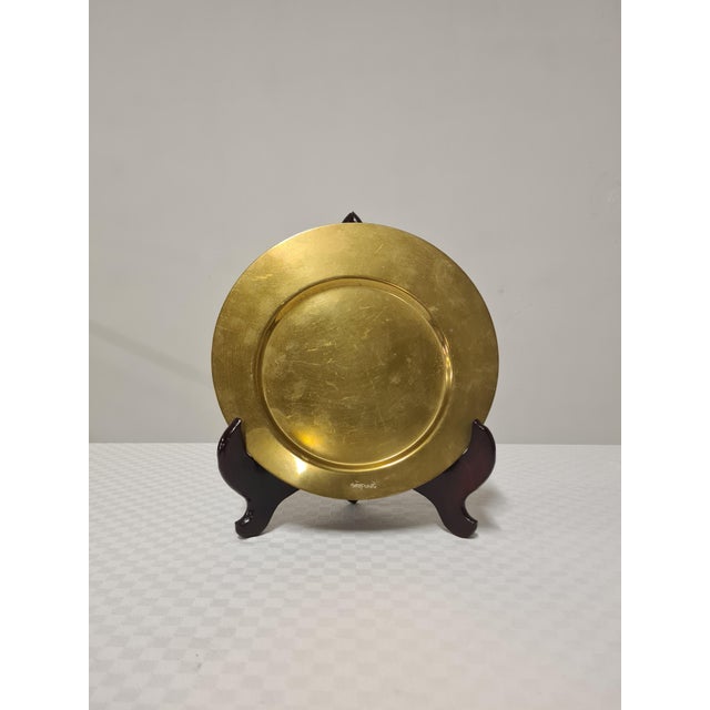 Brass Plate by Gio Ponti for Cleto Munari For Sale - Image 6 of 14