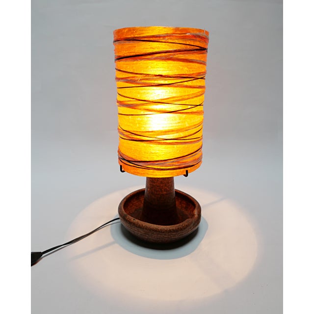 Vintage Table Lamp in Ceramic from Accolay, 1970s For Sale - Image 11 of 14