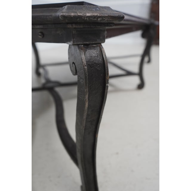 Italian Pietra Dura Style Large Rectangular Marble Inlaid Coffee Table For Sale - Image 13 of 17