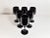 Mid 20th Century 1970s - 1980s Black Tulip Stemware Midcentury Set of 6 For Sale - Image 5 of 14