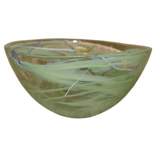 Vintage Decorative Glass Bowl by Anna Ehrner For Sale