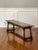 English Harden Furniture Country English Style Cherry Wood Bench With Splayed Legs, 20th C. For Sale - Image 3 of 14