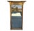 Antique American Federal Giltwood Eglomise Mirror.