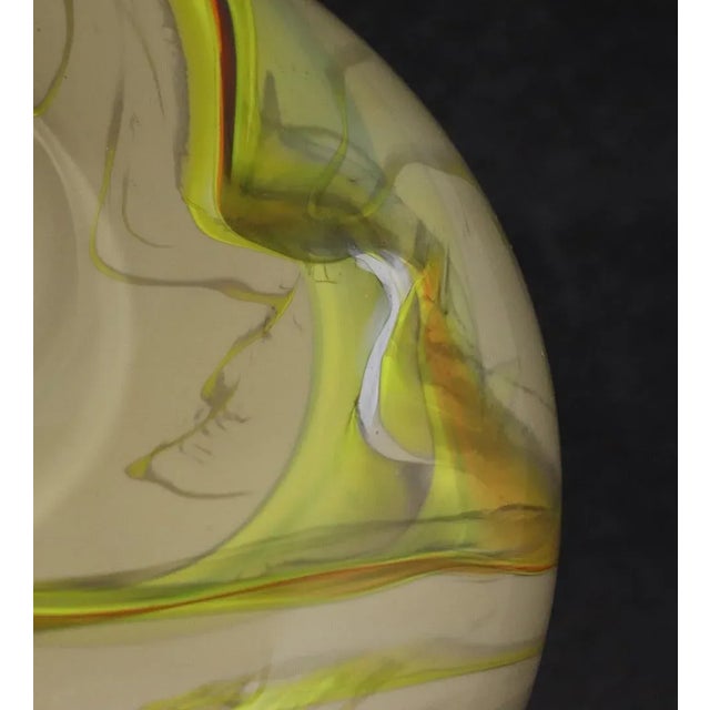 Mac Farlane Signed Studio Art Glass Vase. Mid-Century Modern. Signed on base. 5 x 7 in. Mac Farlane Signed Studio Art...