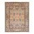 Hand-Knotted Modern Bidjar Style Area Rug – Ivory & Slate Blue Wool Transitional For Sale