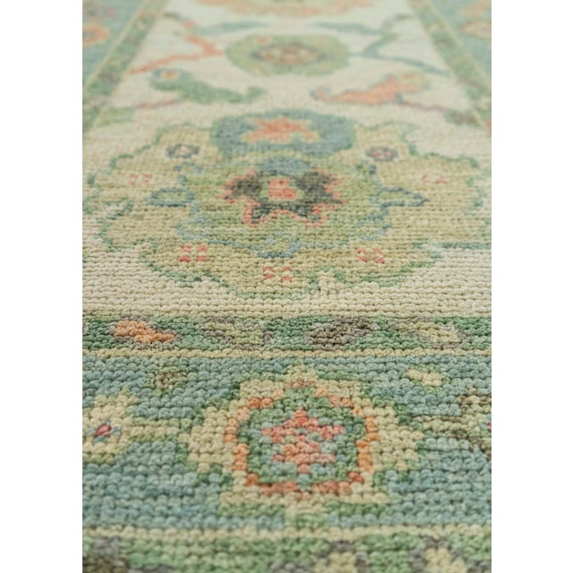 Turkish Turkish Oushak Rug 2'3" x 6'2" #20219 For Sale - Image 3 of 8