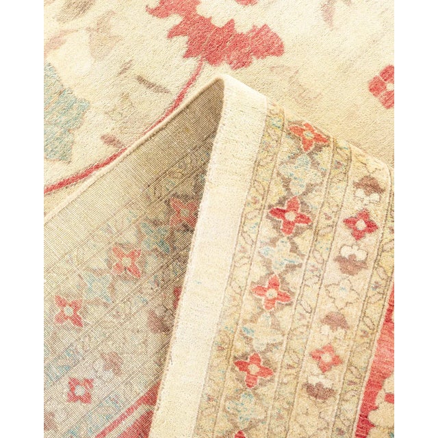 Mogul Collection Hand-Knotted Area Rug - Ivory 12' 1" x 15' 1" For Sale In New York - Image 6 of 9