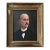 19th C. French Gentleman Portrait Oil Painting For Sale