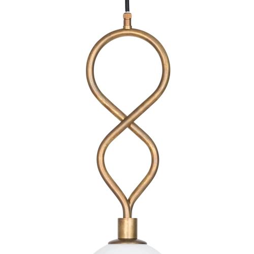 Fire Globe Ceiling Lamp in Brass and Glass by Lisa Hilland for Konsthantverk For Sale - Image 4 of 8