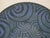 Jane Woodside Blue Interlocking Swirl Footed Studio Pottery Bowl For Sale - Image 4 of 9