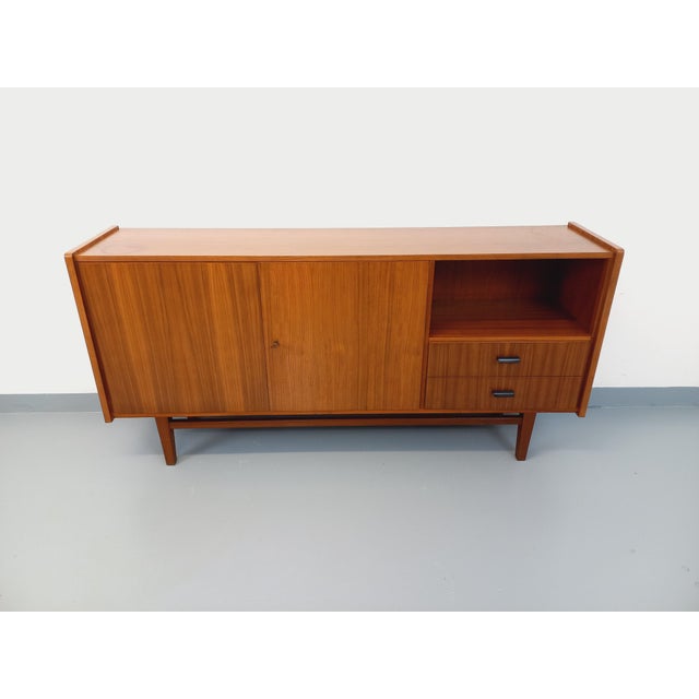 Vintage Scandinavian-Style Teak Sideboard, 1960s For Sale - Image 12 of 18