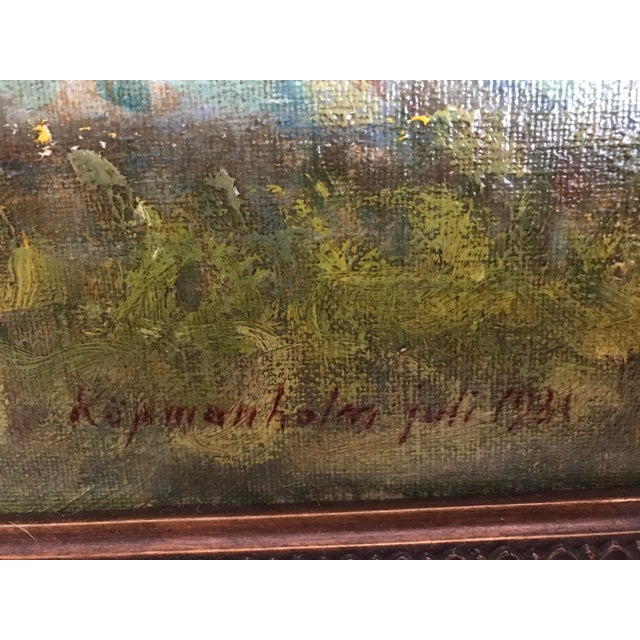 19th Century Landscape Oil Painting For Sale - Image 11 of 11