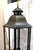 Early 20th Century Vintage Early 20th Century Pagoda Hexagonal Brushed Metal Lantern For Sale - Image 5 of 13
